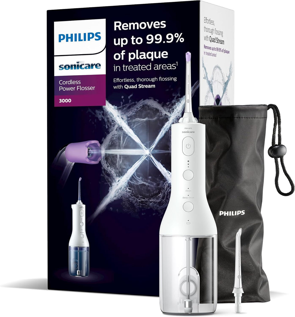 PHILIPS Nawadniane i napędzane wodorem, HX3826 – 250 ml, Biały, USB, praca bezprzewodowa – HX3826 / 31 biały, model