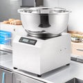Mikser, 5 kg, 1400 obr./min, 1500 W – Srebrny, stal nierdzewna, timer, Komercyjny Do Ciasta Z Misą Ze Stali Nierdzewnej