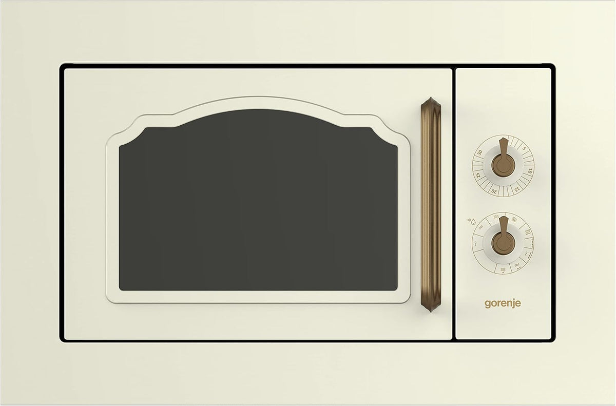 Gorenje Kuchenka mikrofalowa, BM235CLI, 23 l, 800 W – Czarny / Srebrny, mikrofalówka, Wszystkie zakresy kombinowana 23 l 800 W Ivory