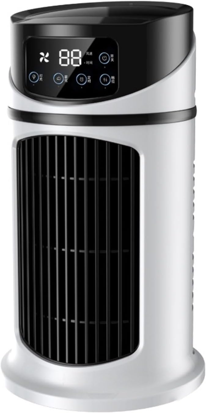 Klimatyzator przenośny LaYiQimn – klimatyzator mobilny, Biały, USB, Klimatyzator – przenośny, licznik czasu, cichy