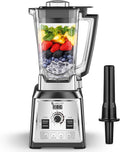 AMZCHEF Mikser, 2 l, 2000 W – Srebrny, stal nierdzewna, blender kielichowy, 4 programów – Efekt 3D, profesjonalny