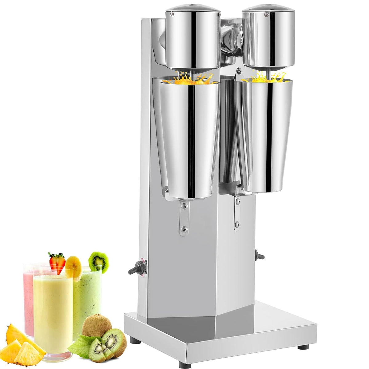 VEVOR Blender, 190 x 230 x 500 mm, 180 W, Czarny – kielichowy, Maszyna do mleka, Profesjonalna maszyna do pianki