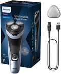 PHILIPS Ostrokrzew paragwajski, X3053/00, Niebieski, Series 3000 3000x do suszenia – żyletka, płyta IPS, dla mężczyzn X3053/00