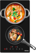 IsEasy Płyta indukcyjna, kuchenka indukcyjna, 3400 W, 51 x 29,5 x 6,2 cm – Czarny, automatyczne wyłączanie, płyta grzewcza