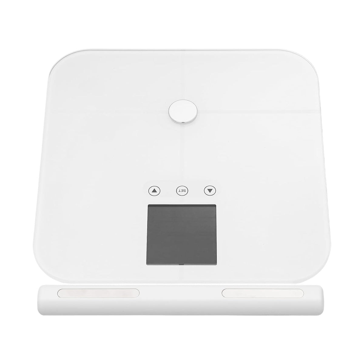 ChiicCluttr Cyfrowe, 30 x 30 cm – 1,5 V, 180 kg, Czarny, stal nierdzewna – Bluetooth, Balans, Inteligentna waga, Dom Bath Fitness Sport