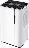 Osuszacz powietrza GLJTUO, 5 l – 310 W, 320 x 250 x 542 mm, Biały, Suszarka – przemysłowy, duży zbiornik, tłumik, zbiornik wody o dużej pojemności 3