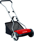 Einhell Kosiarki rotacyjne, 34 x 51.5 x 118 cm, 8.35 kg, 26 l – Czarny/Czerwony, 3414161 Kosiarka Bębnowa