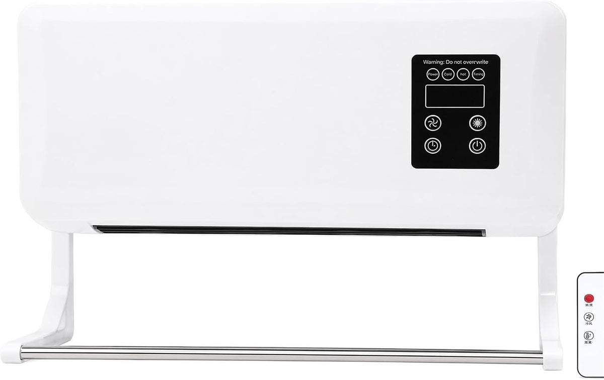 Klimatyzator Générique – 42 cm, 1500 W, Biały, pilot zdalnego sterowania – ściana