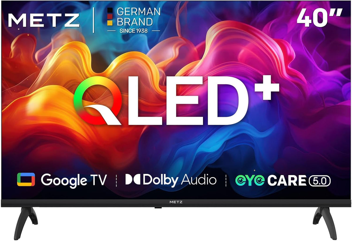 Telewizor Smart TV Metz, 40MQF7000Z, 40 cali, Czarny – oświetlenie LED, USB, Bluetooth, telewizor – Google 40MQF7000Z Smart TV, dźwięk Dolby, Full HD