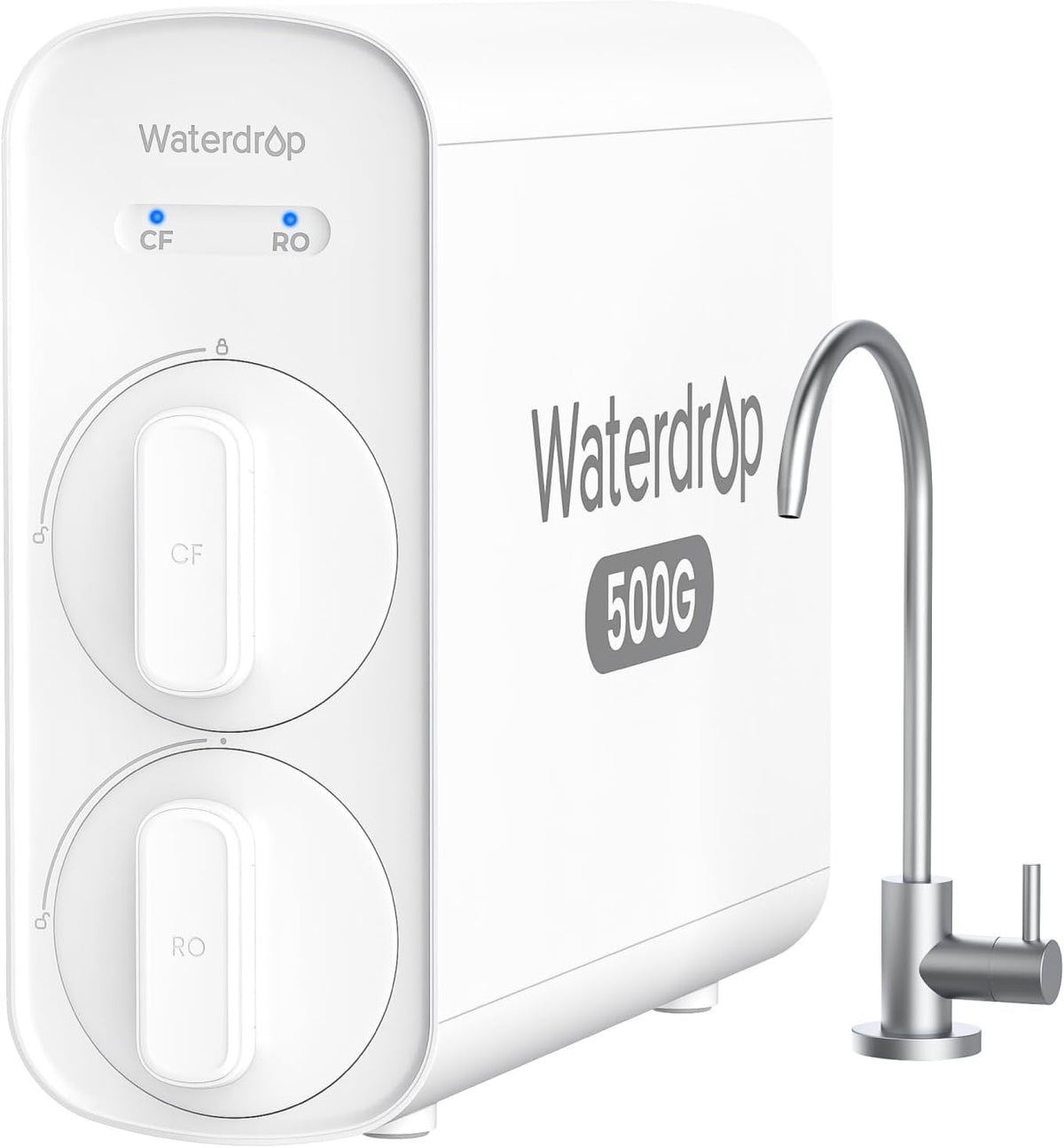 Waterdrop Filtr do wody, system filtracji wody – G5P500, Czarny, metal, NSF 58 G5P500 Filtr – Wodospad, System filtrowania wody pitnej