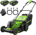 Kosiarki rotacyjne Greenworks – MO48, 24 V, 4 Ah, 41 cm – Czarny, praca bezprzewodowa, X 24 V 4Ah Bateria, Ładowarka – bezprzewodowy MO48 L422-01