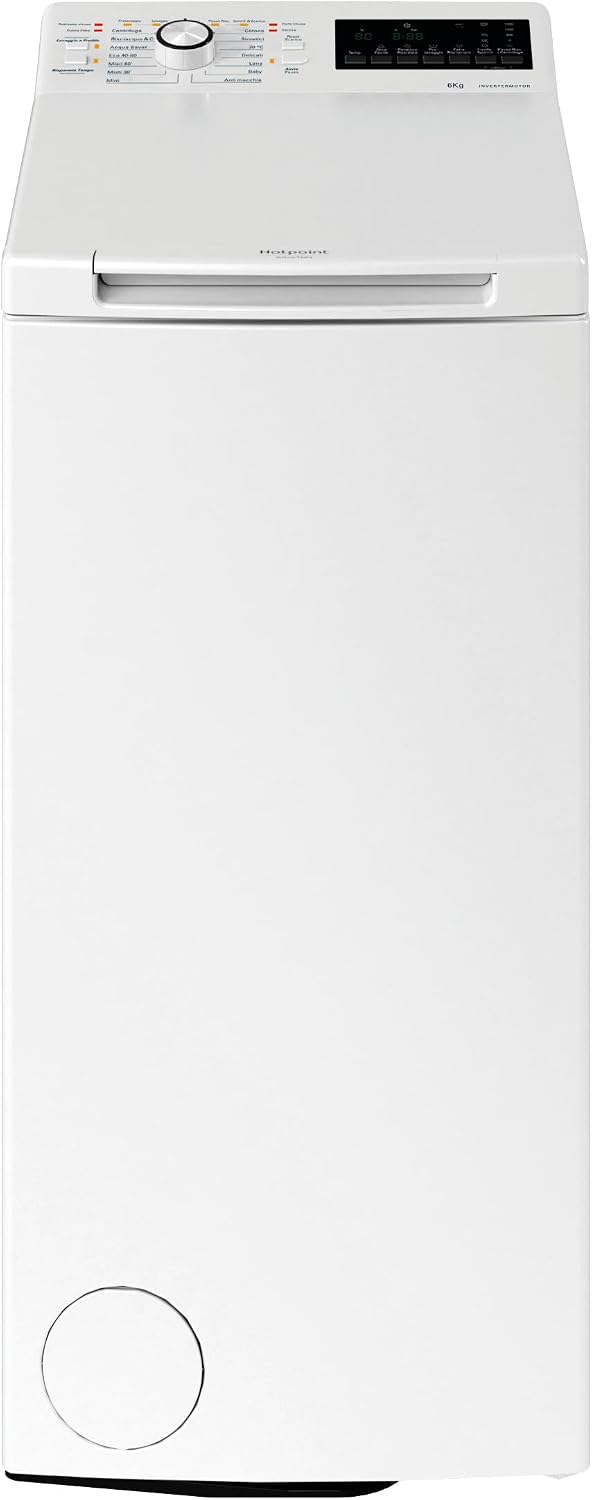Pralka Hotpoint, WMTG626BSI, 1200 G – 40 cm, Biały, WMTG626BSI 1200 G, WMTG626BSI LAVATRICE CA 6 KG 1200 G A INV