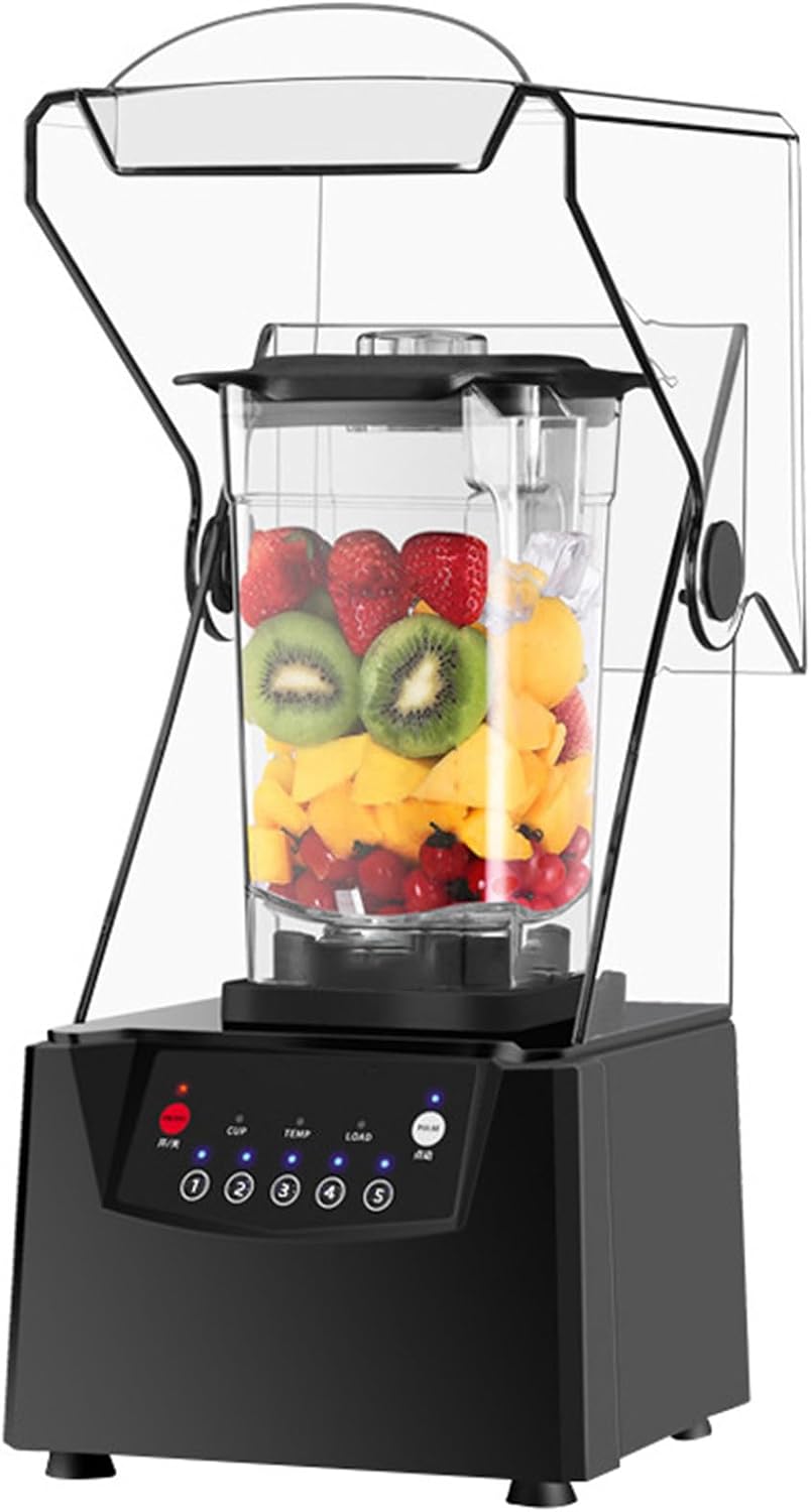 Mikser pealiritansemen – 1.8 l, 200 W, 20 x 21 x 58 cm, Czarny – blender kielichowy, 5 Programów i pulsu Funkcje dla kafejek, profesjonalny