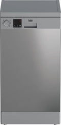 Beko Zmywarka – DVS05024X, 45 cm, 49 dB, Srebrny – stal nierdzewna, DVS05024X do naczyń, szczupła