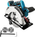 Piły tarczowe cimsfcor, 18 V – 185 mm, Czerwony, oświetlenie LED, praca bezprzewodowa – Makita akumulator, bezprzewodowy