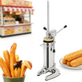 Maszyny do obróbki danych – 190 x 230 x 700 mm, 5,6 kg, 2 l, Srebrny – stal nierdzewna, Maszyna Churros, Maszyna Donut, profesjonalny