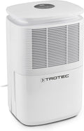 Osuszacz powietrza TROTEC – 15 m, 12 l, Biały, oświetlenie LED – timer
