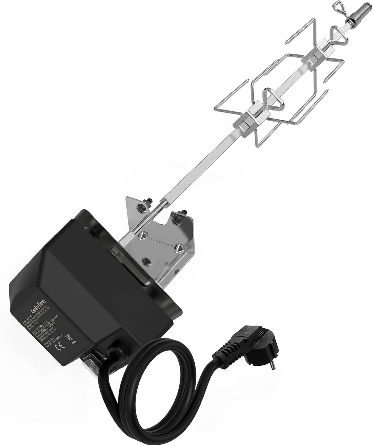 Grill onlyfire, 240 V – 4 W, 15 kg, Czarny, Silnik – gazowy, dla Weber Spirit 200 i 300