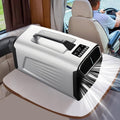 HOUXINZ Klimatyzator przenośny, klimatyzator mobilny, 1500 W – 5200 BTU, 54 × 30 × 35 cm, Biały, pilot zdalnego sterowania – Klimatyzator