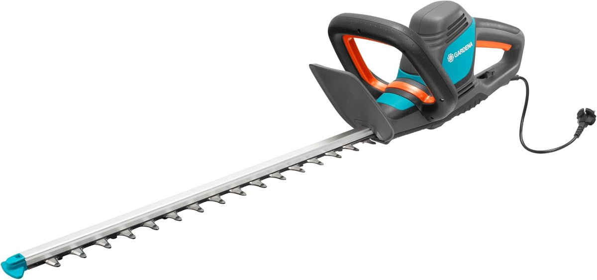 Nożyce do żywopłotu Gardena, 550 W, 50 cm, Czarny/Pomarańczowy/Niebieski – elektryczne nożyce do żywopłotów ComfortCut 550/50: elektryczne
