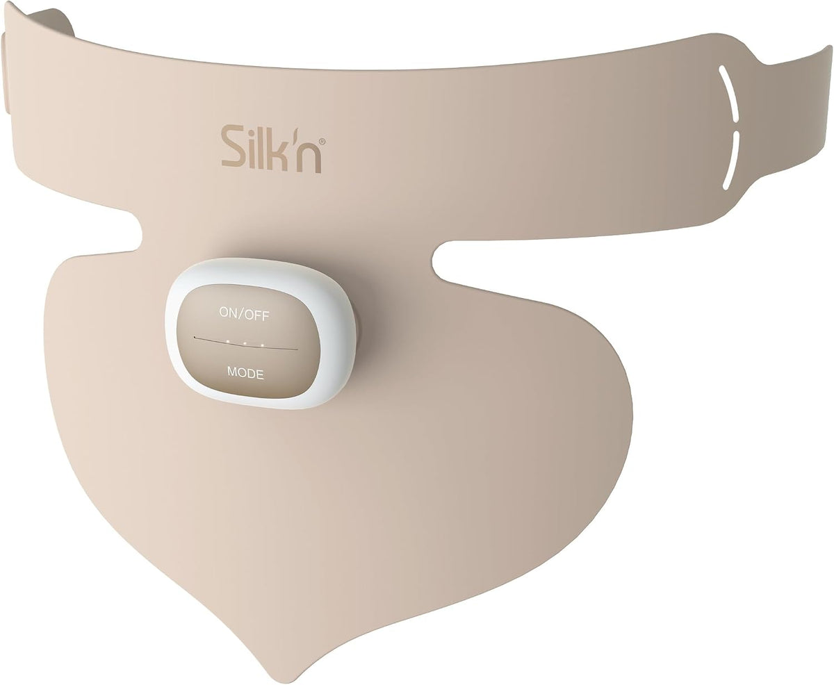 Szyja i dekolt Silk'n – Czerwony / Różowy, oświetlenie LED, praca bezprzewodowa, Lampy LED do Masek w klatce piersiowej