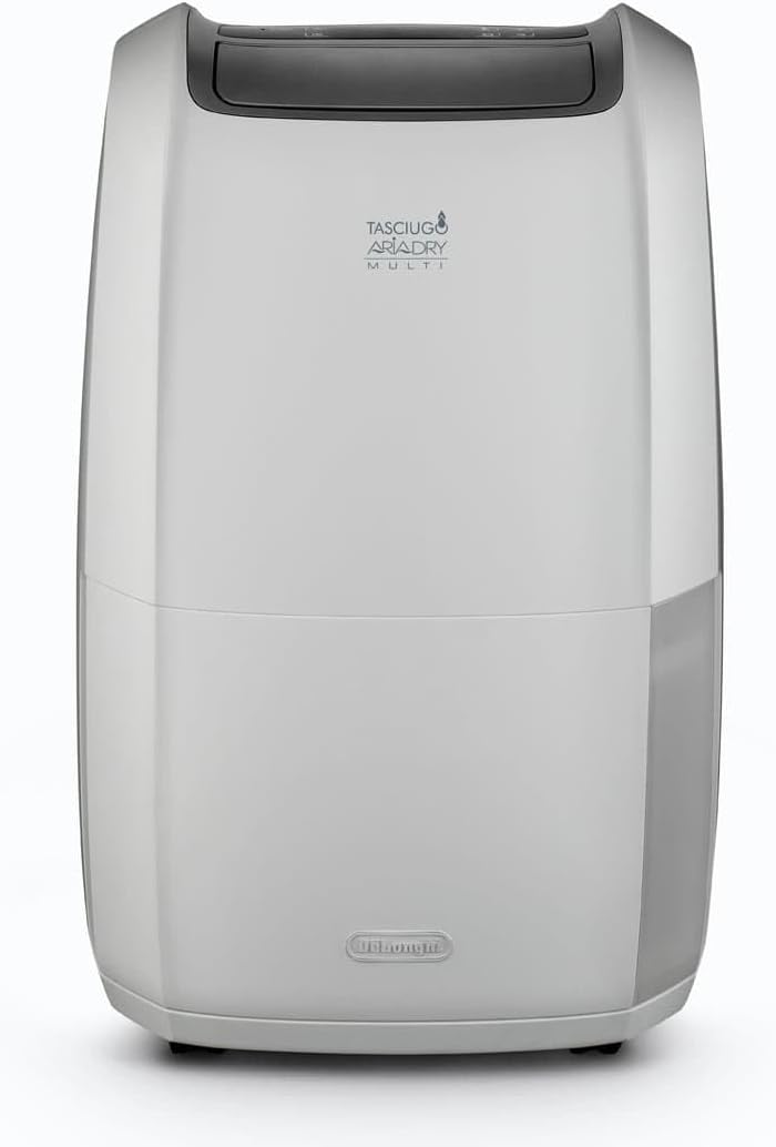 De'Longhi Osuszacz powietrza, DDSX225, 446 W, 25 l – 44 dB, Biały, DDSX225 Tasciugo AriaDry do domu, tworzywo sztuczne