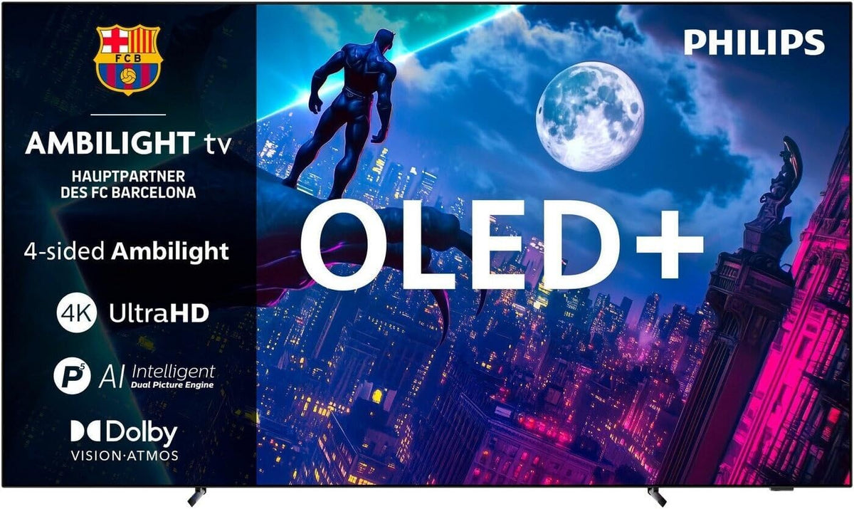 PHILIPS Telewizor Smart TV, 65OLED950, 65 cali, Czarny – telewizor, 65OLED950 Smart TV, 4K UHD, płyta IPS – Dolby Vision & Atmos
