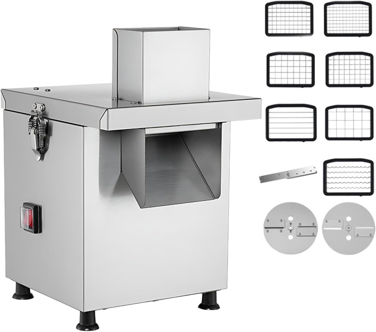 Mandoliny Acentesoft, 300 KG, 300 W – 2 cm, Srebrny, stal nierdzewna, 300 KG / H Maszyna – Profesjonalne