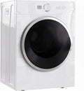 HOMCOM Pralki i suszarki, 1020 W – 3 kg, 49 l, Srebrny, stal nierdzewna – Suszarka, 4 programów, montaż ścienny, ogrzewanie ceramiczne PTC