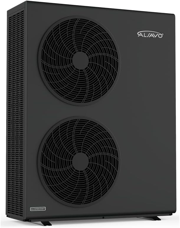 ALSAVO Pompy ciepła, 7 kW, Czarny, aluminium