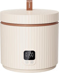 Ryżowar TOKIT, 5 l – 350 W, Beżowy, Kuchenka, elektryczna kuchenka ryżowa – ceramiczne wnętrze, do 1-3 osób Rice Martite Anti- stick wewnątrz