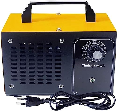 Oczyszczacz powietrza, 220 V, 120 W – Czarny, Generator, licznik czasu, przemysłowy – profesjonalny, do użytku przemysłowego
