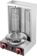 Grill JDBDU – 3000 W, 29,5 × 30 × 48,5 cm, 12 kg, Szary – stal nierdzewna, profesjonalny, dla żyroskopów i kebabu