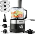FIMEI Krajalnica, 800 W, 1,5 l – Czarny/Srebrny, składana konstrukcja, zabezpieczenie przed przegrzaniem, Robot kuchenny 800 W