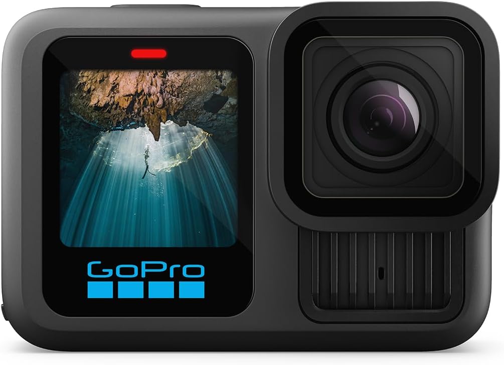 GoPro Kamery sportowe – HERO13, Czarny, USB, HERO13 Black – wodoodporna kamera akcji z wideo 5.3K60