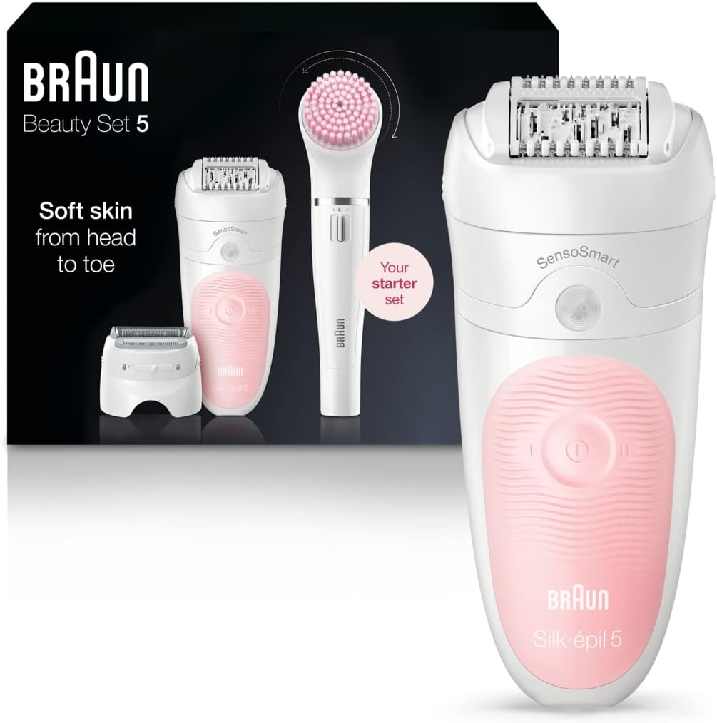 Pilatory i akcesoria Braun, 5,6 W, Brązowy, praca bezprzewodowa – Osprzęt Device, depilator Silk- épil 5 5- 895
