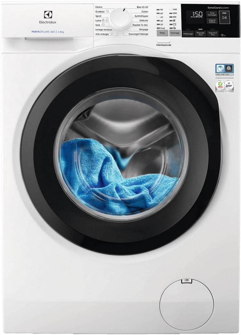 Electrolux Pralka, EW6F4943FA – 8 kg, Biały, biała, przednia 8 kg 1400 Tours – min. Biały - EW6F4943FA