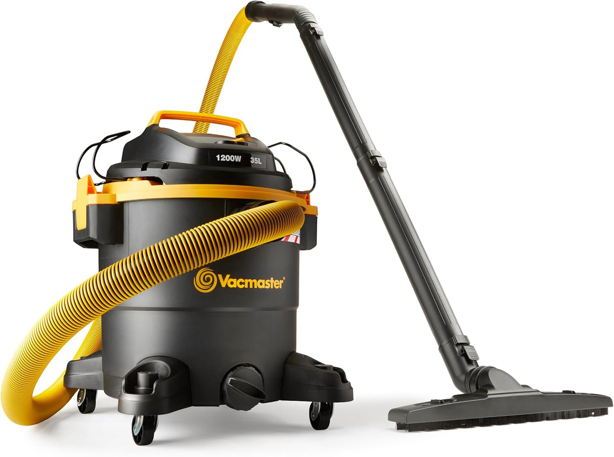 Odkurzacz Vacmaster, L35, 35 l – 1200 W, 240 V, Czarny, HEPA 13 L35 – klasa E- energetyczna, profesjonalny