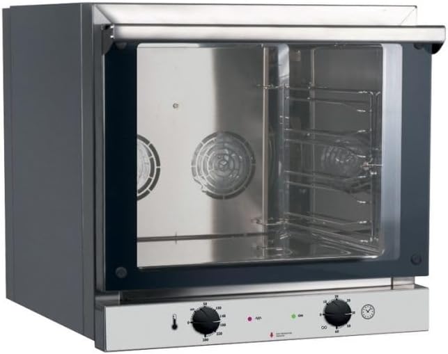 Furnotel Mini piekarnik, 72 l – 3 kW, 589 x 663 x 580 mm, Czarny / Srebrny, Piec elektryczny – konwekcja Piekarnik Pro - 72 l - 3 kW