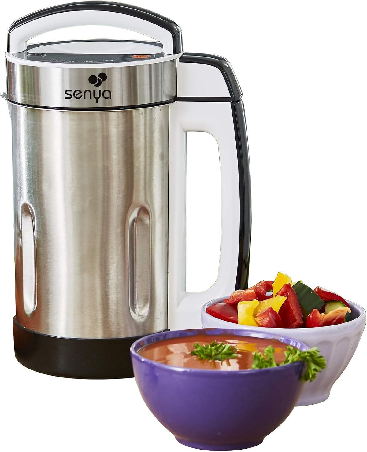 Mikser Senya, 6 l, 1150 W – Srebrny, stal nierdzewna, blender kielichowy, 3 programów
