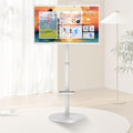 Telewizor Smart TV PRECISTECH, 32 cali, Szary – praca bezprzewodowa, Inteligentny telewizor, przenośne, na zewnątrz – poruszające się koła, Android OS