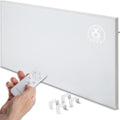 heidenfeld Urządzenia do ogrzewania zewnętrznego – HP140, 800 W, 20 m, Czarny – oświetlenie LED, automatyczne wyłączanie, 3 w 1, Elektryczny grzejnik