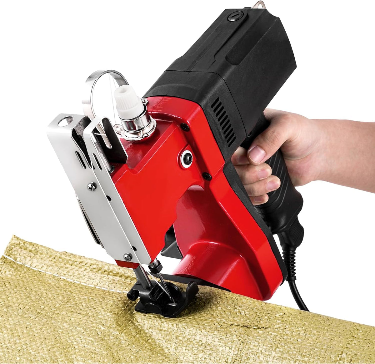 Maszyna do szycia MXBAOHENG, GK9, 210 W – 3 kg, Czerwony, GK9- 890, Przenośne Fe Torba GK9-890 – Elektryczne, Czerwone, Plastikowe