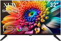 XUW Telewizor Smart TV, RJ45, 32 cale, Czarny – oświetlenie LED, USB, Inteligentna telewizja RJ45, dekoracja pokoju dziennego – DVB- T2