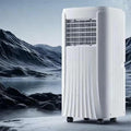 GYQSSD Klimatyzator przenośny, klimatyzator mobilny, 11.000 BTU – 3200 W, Biały, Klimatyzator, Przenośny – minutnik, Cichy, Ultra- Cichy Jednostka