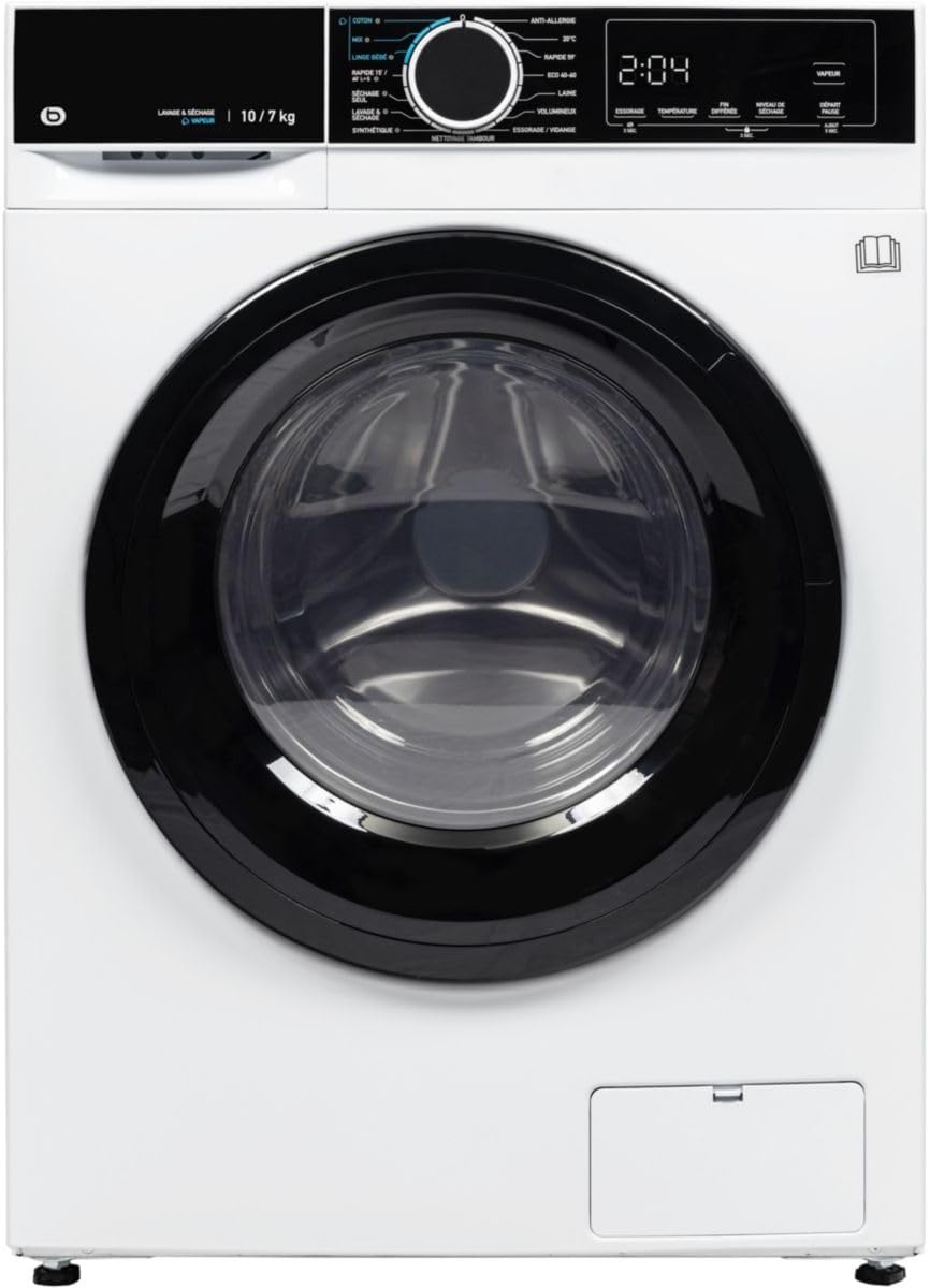 Pralka Essentiel B – ELS107, Czarny, pralko-suszarka, Suszarka do pralek ELS107- 1b – / suszarka ELS107-1b