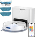 Vozascly Robot sprzątający, odkurzacz automatyczny, R10, 4 l – Czarny, Google R10 Robot odkurzacz, Google Assistant, Alexa i Siri – Via APP sterowanie