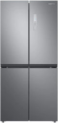 Lodówka Samsung – RF48A400EM9, 3 x 74 cm, 488 l, 99 kg – Srebrny, stal nierdzewna, 2 szuflad, No Frost – RF48A400EM9 / EF, 3 x 179, Frost No, Inwerter