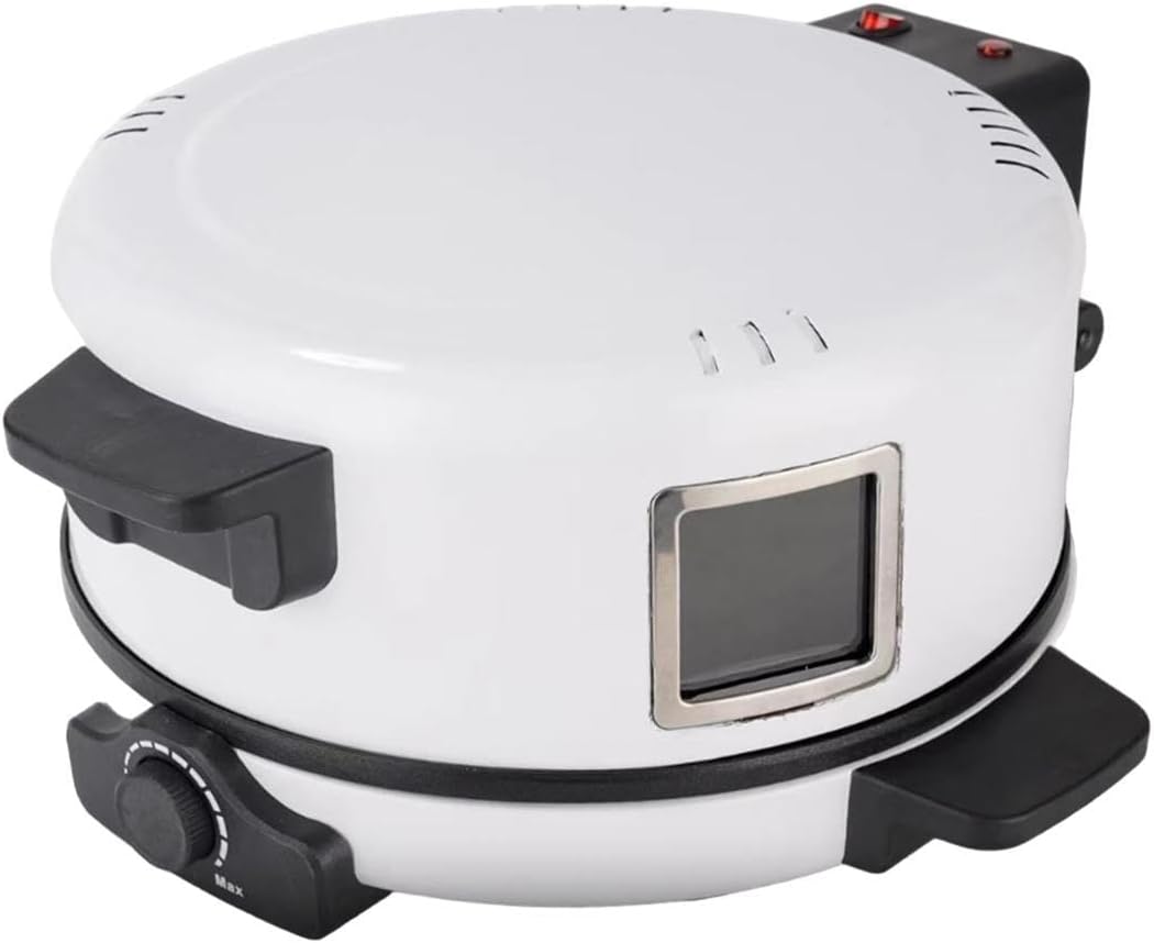 Piec do pizzy perfk, 38 cm – Biały, Elektryczny piekarnik do pizzy, przenośny