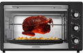 Mini piekarnik Steinborg – 45 l, 1800 W, 56 x 42 x 34 cm, Czarny – funkcja grilla, Elektryczny piec do pizzy, kompaktowy, piec elektryczny Mini